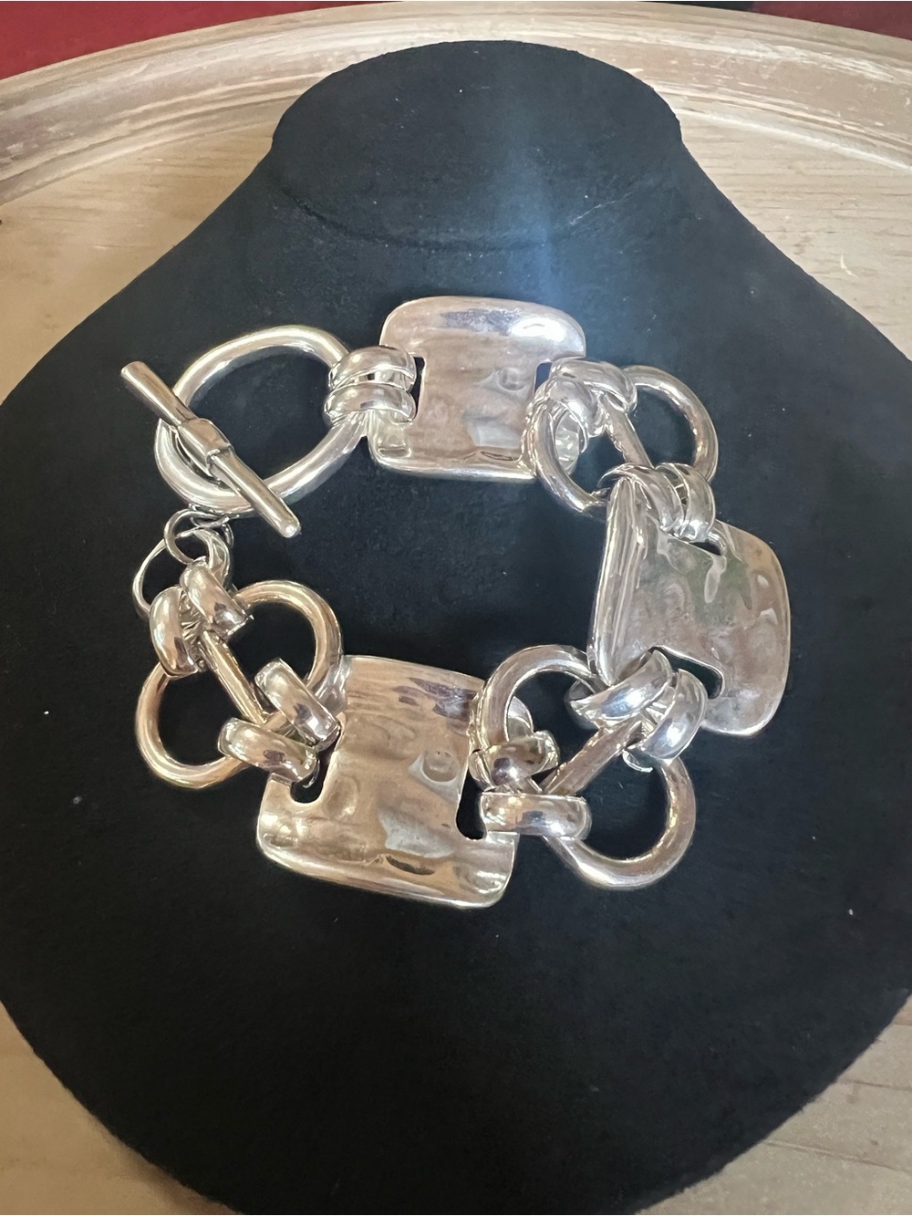 Silver Link Statement Bracelet - Women Accessories